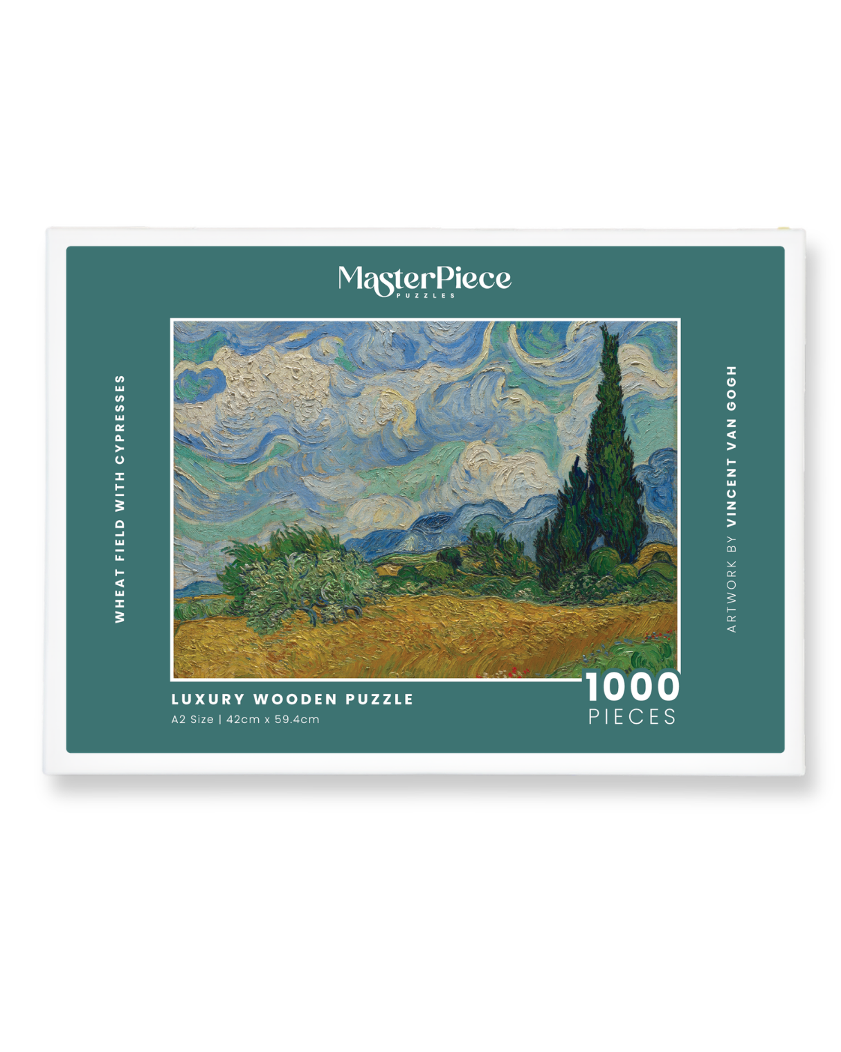 Wheat Field with Cypresses by Van Gogh