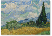Wheat Field with Cypresses by Van Gogh