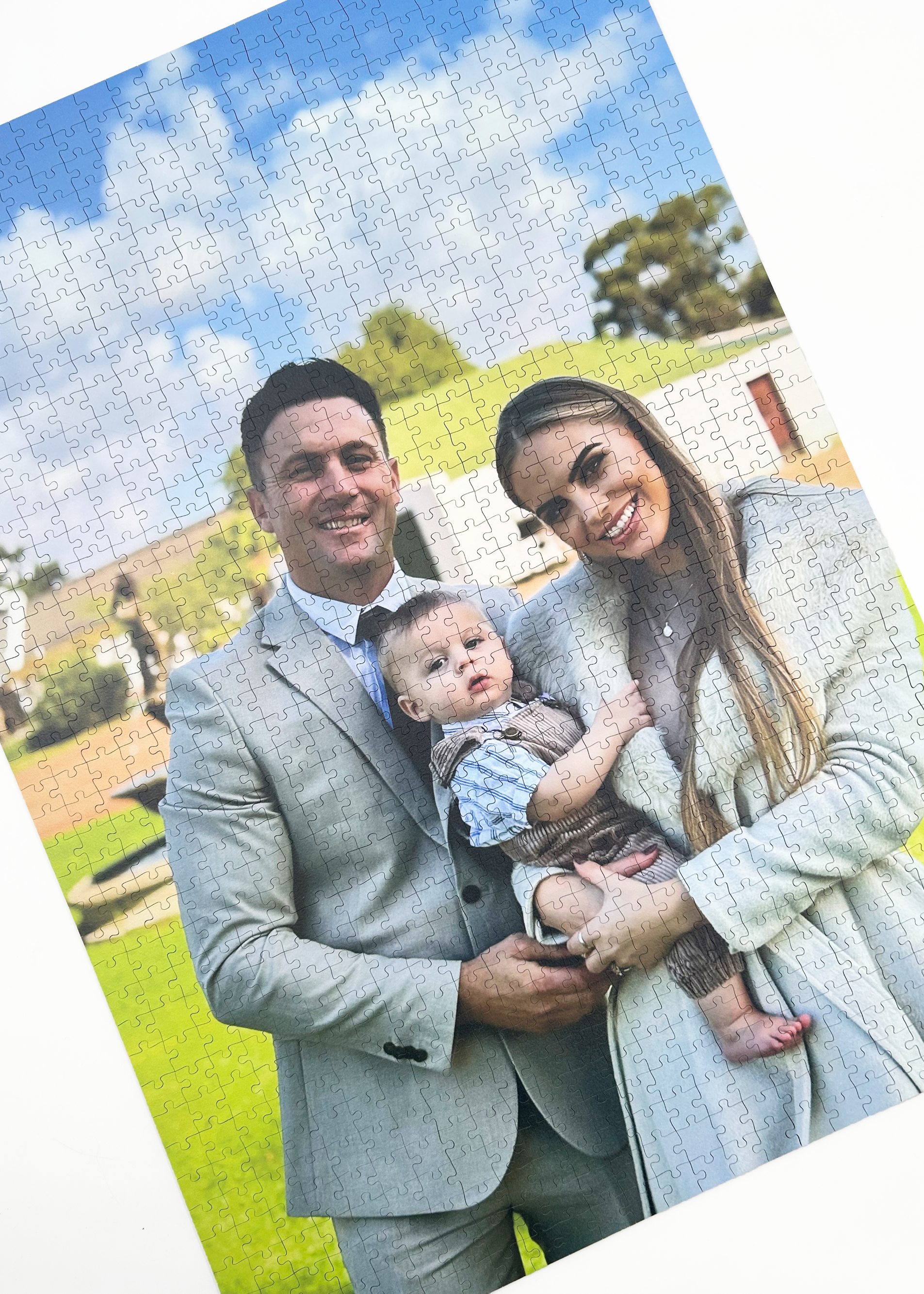 Our custom puzzles let you piece together your most special memories. Whether it’s a breathtaking landscape, a beloved pet, a family portrait, or a unique artwork, we’ll transform it into a premium puzzle you can cherish, gift, or even glue, frame and hang as beautiful wall art. Precision-cut from 3mm thick wood and expertly printed, our custom MasterPiece puzzles offer a tactile and satisfying puzzling experience like no other. They are perfect for anyone looking for a personal and thoughtful gift.