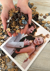 Our custom puzzles let you piece together your most special memories. Whether it’s a breathtaking landscape, a beloved pet, a family portrait, or a unique artwork, we’ll transform it into a premium puzzle you can cherish, gift, or even glue, frame and hang as beautiful wall art. Precision-cut from 3mm thick wood and expertly printed, our custom MasterPiece puzzles offer a tactile and satisfying puzzling experience like no other. They are perfect for anyone looking for a personal and thoughtful gift.
