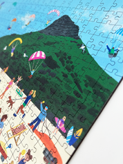 A premium wooden jigsaw puzzle that captures the energy of a sun-soaked summer day at one of Cape Towns most well known beaches. They are perfect for art lovers, proud South Africans and gift givers.