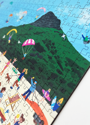 A premium wooden jigsaw puzzle that captures the energy of a sun-soaked summer day at one of Cape Towns most well known beaches. They are perfect for art lovers, proud South Africans and gift givers.