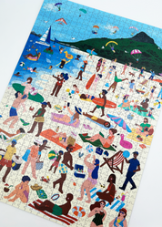 A premium wooden jigsaw puzzle that captures the energy of a sun-soaked summer day at one of Cape Towns most well known beaches. They are perfect for art lovers, proud South Africans and gift givers.