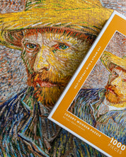 Self-Portrait with a Straw Hat by Van Gogh