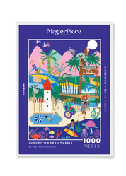 Durban is a MasterPiece wooden jigsaw puzzle that features the iconic landmarks of Durbs. Perfect for adding a touch of South African charm.
Precision-cut from 3mm thick wood and expertly printed, our MasterPiece puzzles offer a tactile and satisfying puzzling experience like no other. They are perfect for art lovers, proud South Africans, tourists and anyone looking for a thoughtful gift. 
