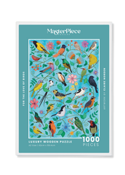 For The Love Of Birds is a MasterPiece wooden jigsaw puzzle that features South Africa's garden birds. The African Paradise Flycatcher, Crested Barbet and Black Headed Oriole are just some of the 24 different species you can spot in this eye-catching puzzle! Precision-cut from 3mm thick wood and expertly printed, our MasterPiece puzzles offer a tactile and satisfying puzzling experience like no other. They are perfect for art lovers, proud South Africans, tourists and anyone looking for a thoughtful gift.