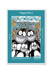 Penguins is a MasterPiece wooden jigsaw puzzle that features Boulders Beach, home to some of South Africa's most beloved residents, the African penguin. Precision-cut from 3mm thick wood and expertly printed, our MasterPiece puzzles offer a tactile and satisfying puzzling experience like no other. They are perfect for art lovers, proud South Africans, tourists and anyone looking for a thoughtful gift.