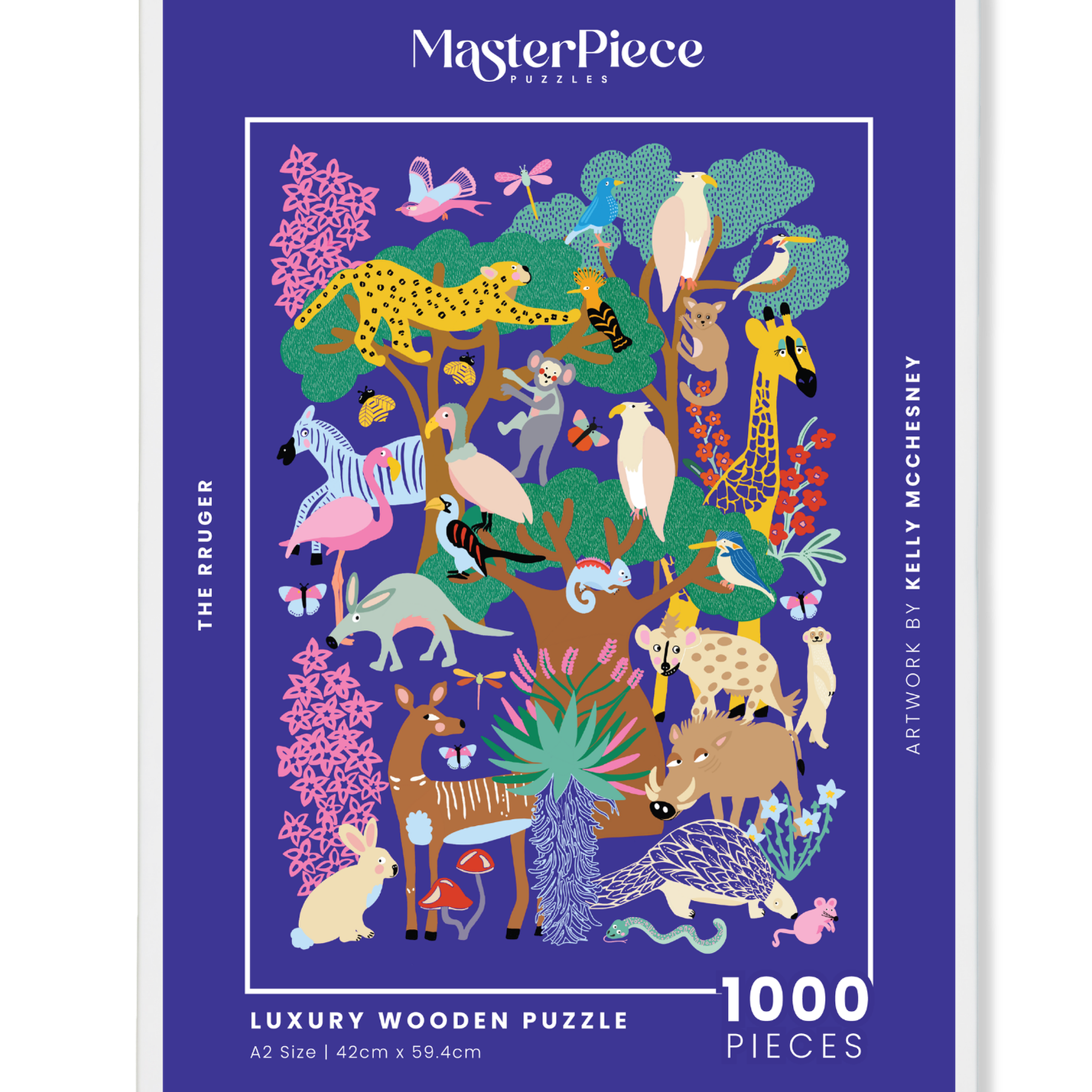 The Kruger is a MasterPiece wooden jigsaw puzzle that captures the vibrant beauty of South Africa’s wildlife. Perfect for adding a touch of South African charm and the essence of the Kruger’s unique spirit into your space if framed once completed.

Precision-cut from 3mm thick wood and expertly printed, our MasterPiece puzzles offer a tactile and satisfying puzzling experience like no other. They are perfect for art lovers, proud South Africans, tourists and anyone looking for a thoughtful gift. 