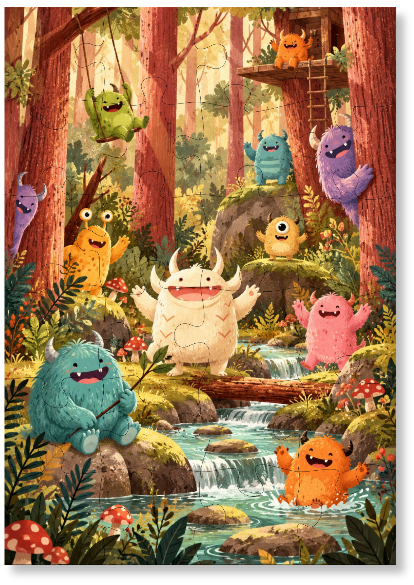 Little Monsters Kids Puzzle