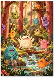 Little Monsters Kids Puzzle