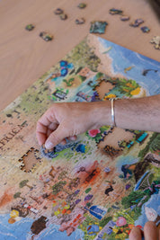 South Africa is a MasterPiece wooden jigsaw puzzle that brings together the landscapes, wildlife and iconic landmarks that make our country so special. From waves to wild bushveld to colourful flora and familiar scenes, each detail celebrates the richness of Mzansi. This is home.