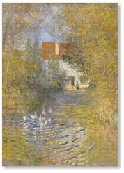 The Geese is a MasterPiece wooden jigsaw puzzle of a tranquil painting by Monet. Featuring, soft brushstrokes and serene scenery and a gaggle of geese.

Precision-cut from 3mm thick wood and expertly printed, our MasterPiece puzzles offer a tactile and satisfying puzzling experience like no other. They are perfect for classic art lovers and anyone looking for a thoughtful gift. 