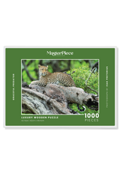 Graceful Predator is a MasterPiece wooden jigsaw puzzle that features a beautiful portrait photograph of a leopard perched on a tree.

Precision-cut from 3mm thick wood and expertly printed, our MasterPiece puzzles offer a tactile and satisfying puzzling experience like no other. They are perfect for wildlife lovers, nature enthusiasts and anyone looking for a thoughtful gift. 