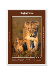 Raising Royalty is  MasterPiece wooden jigsaw puzzle that features a beautiful photograph of a lioness and her cub.

Precision-cut from 3mm wood and expertly printed, our MasterPiece puzzles offer a tactile and satisfying puzzling experience like no other. They are perfect for wildlife lovers, nature enthusiasts and anyone looking for a thoughtful gift.
