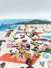A premium wooden jigsaw puzzle that captures the energy of a sun-soaked summer day at one of Cape Towns most well known beaches. They are perfect for art lovers, proud South Africans and gift givers.