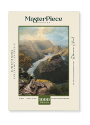 Blyde River Canyon is a MasterPiece wooden jigsaw puzzle from the African Odyssey poster series. Precision-cut from 3mm thick wood and expertly printed, our MasterPiece puzzles offer a tactile and satisfying puzzling experience like no other. They are perfect for art lovers, nature enthusiasts and anyone looking for a thoughtful gift.