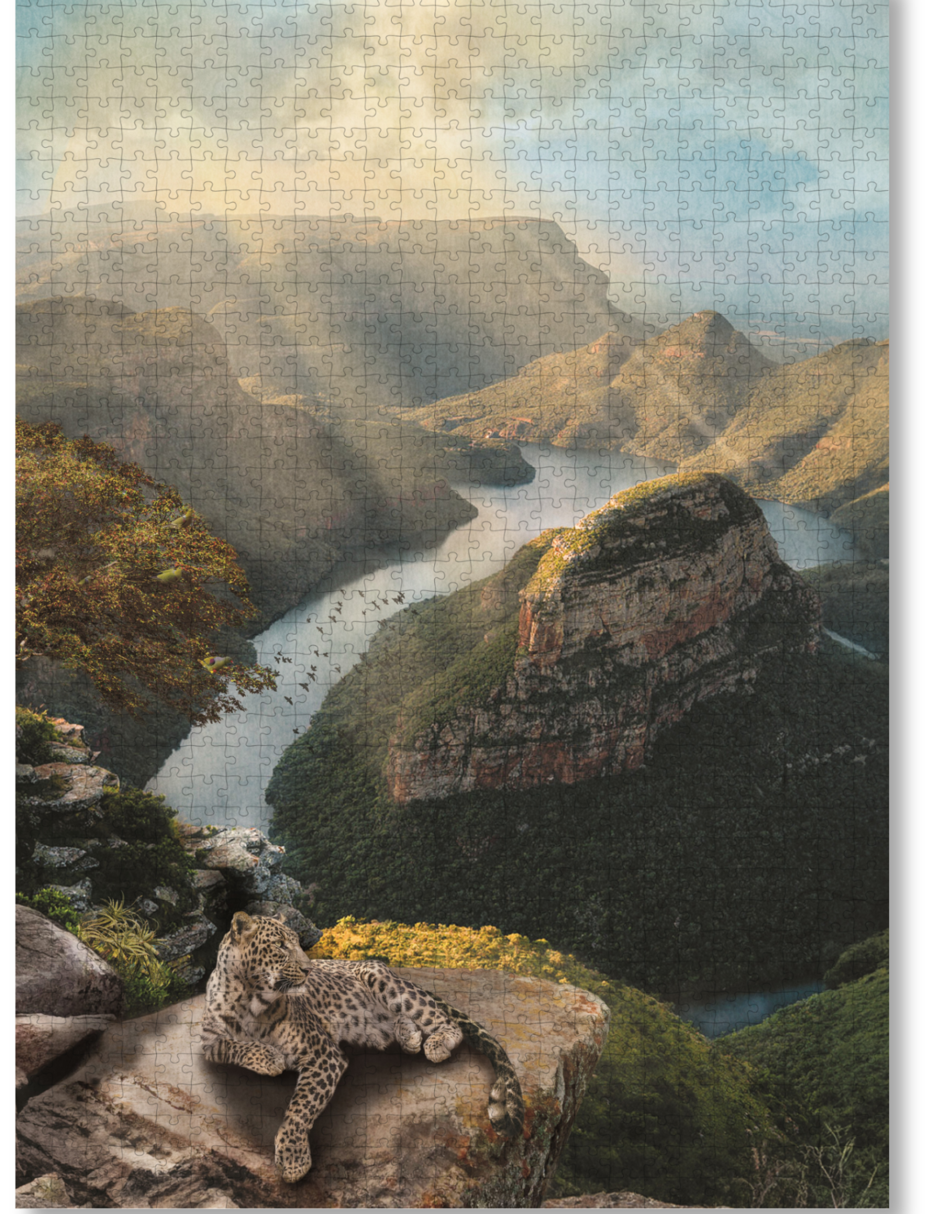 Blyde River Canyon is a MasterPiece wooden jigsaw puzzle from the African Odyssey poster series. Precision-cut from 3mm thick wood and expertly printed, our MasterPiece puzzles offer a tactile and satisfying puzzling experience like no other. They are perfect for art lovers, nature enthusiasts and anyone looking for a thoughtful gift.