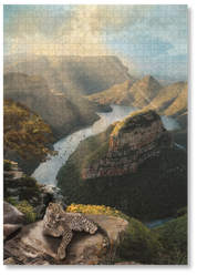 Blyde River Canyon is a MasterPiece wooden jigsaw puzzle from the African Odyssey poster series. Precision-cut from 3mm thick wood and expertly printed, our MasterPiece puzzles offer a tactile and satisfying puzzling experience like no other. They are perfect for art lovers, nature enthusiasts and anyone looking for a thoughtful gift.