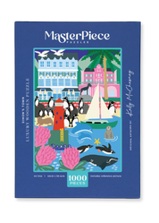 MasterPiece luxury wooden puzzle of Simon's Town, South Africa.