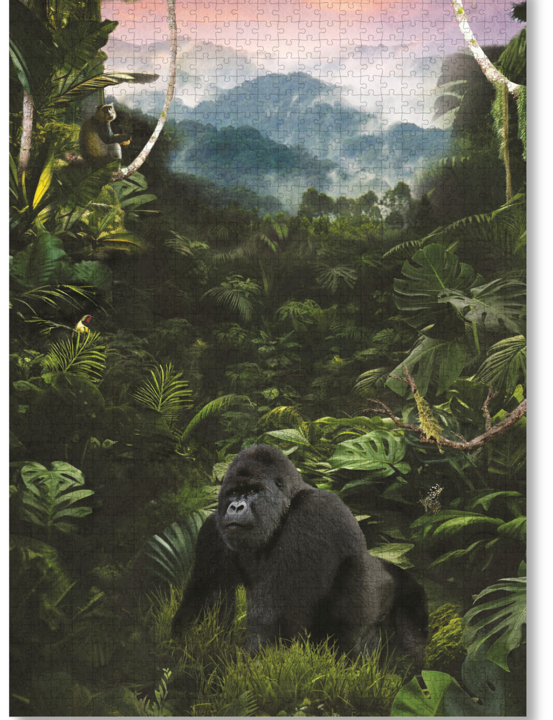 Bwindi is a MasterPiece wooden jigsaw puzzle from the African Odyssey poster series designed to showcase Africa’s most iconic natural wonders. Bwindi Impenetrable Forest is a UNESCO World Heritage Site known for its rich biodiversity and dense rainforest. Precision-cut from 3mm thick wood and expertly printed, our MasterPiece puzzles offer a tactile and satisfying puzzling experience like no other. They are perfect for art lovers, nature enthusiasts and anyone looking for a thoughtful gift.