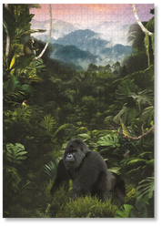 Bwindi is a MasterPiece wooden jigsaw puzzle from the African Odyssey poster series designed to showcase Africa’s most iconic natural wonders. Bwindi Impenetrable Forest is a UNESCO World Heritage Site known for its rich biodiversity and dense rainforest. Precision-cut from 3mm thick wood and expertly printed, our MasterPiece puzzles offer a tactile and satisfying puzzling experience like no other. They are perfect for art lovers, nature enthusiasts and anyone looking for a thoughtful gift.