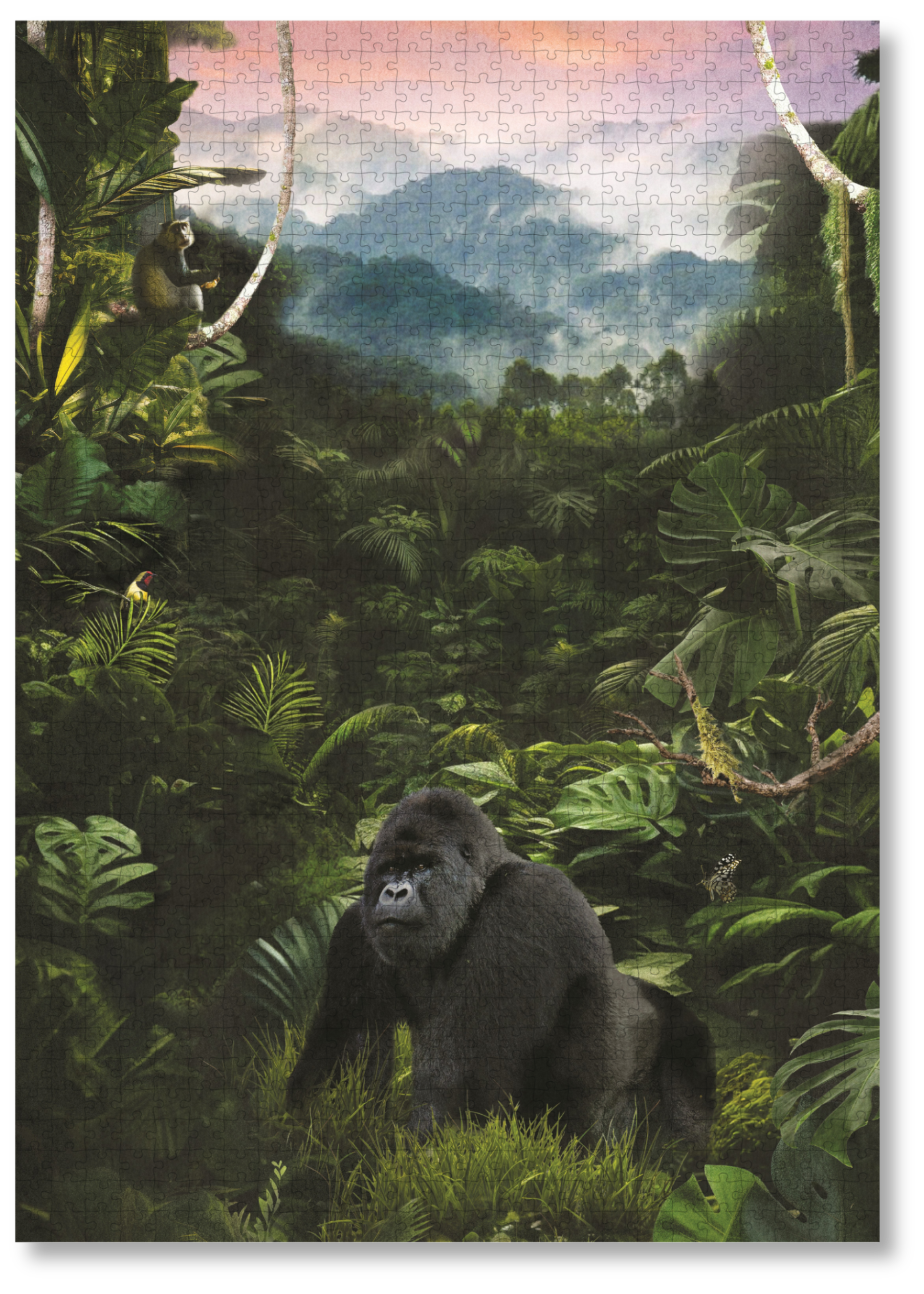 Bwindi is a MasterPiece wooden jigsaw puzzle from the African Odyssey poster series designed to showcase Africa’s most iconic natural wonders. Bwindi Impenetrable Forest is a UNESCO World Heritage Site known for its rich biodiversity and dense rainforest. Precision-cut from 3mm thick wood and expertly printed, our MasterPiece puzzles offer a tactile and satisfying puzzling experience like no other. They are perfect for art lovers, nature enthusiasts and anyone looking for a thoughtful gift.
