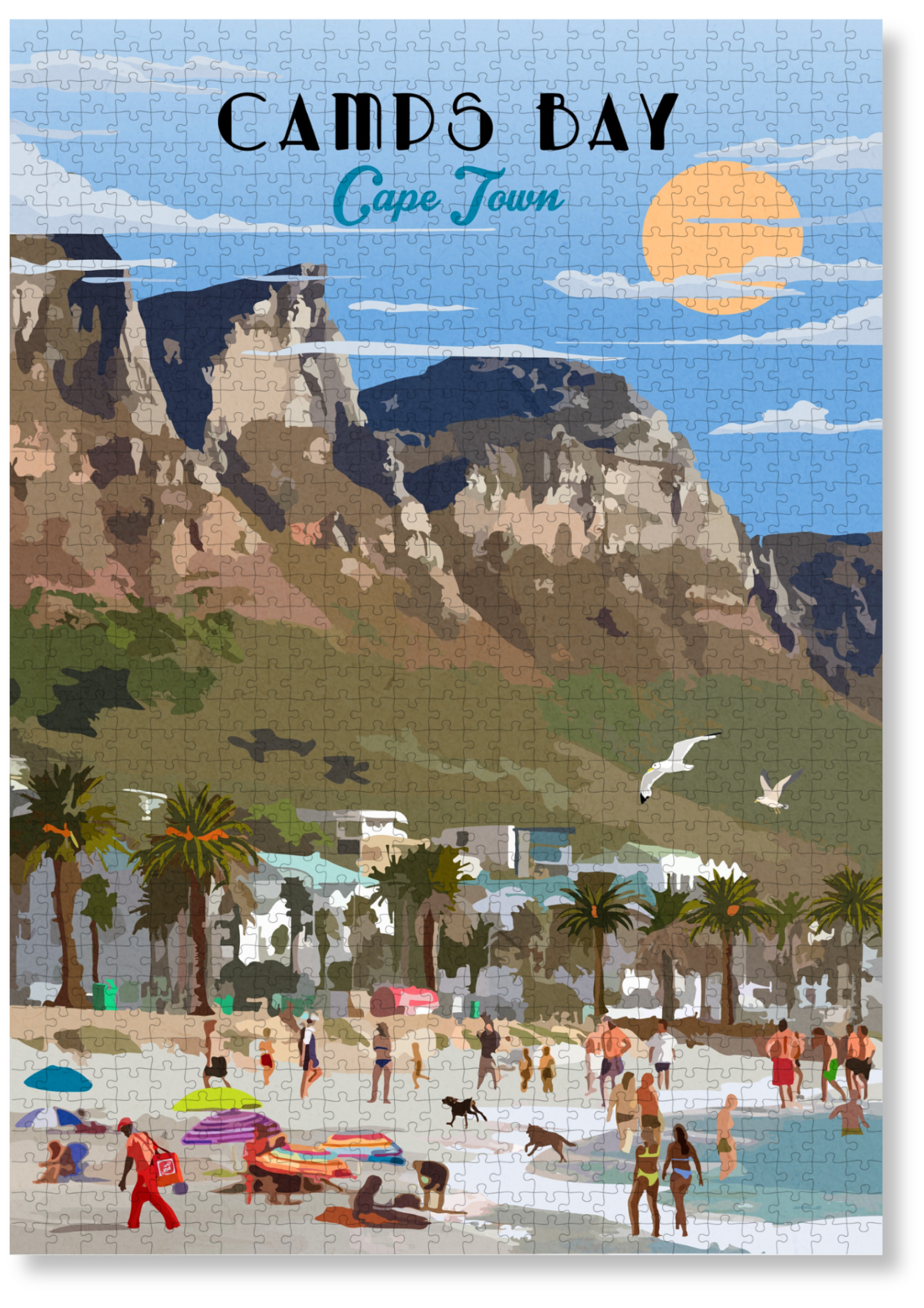Camps Bay by Roam Travel Poster Co.