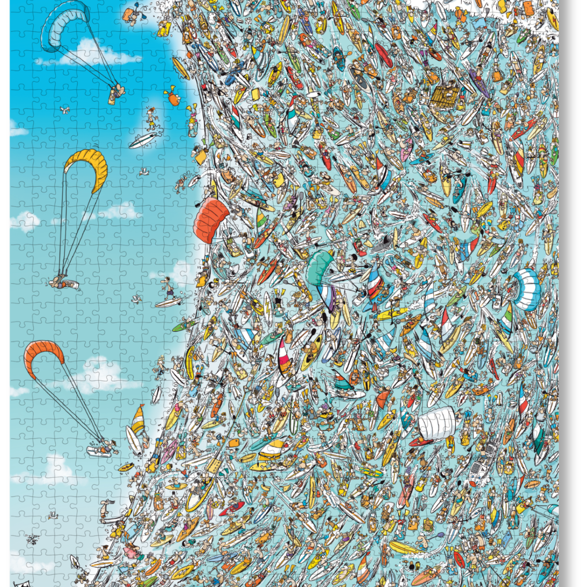 Epic Wave is a MasterPiece wooden jigsaw puzzle that captures a rather large Muizenberg wave that hits all the sense. Precision-cut from 3mm thick wood and expertly printed, our MasterPiece puzzles offer a tactile and satisfying puzzling experience like no other. They are perfect for art lovers, proud South Africans, tourists and anyone looking for a thoughtful gift. 