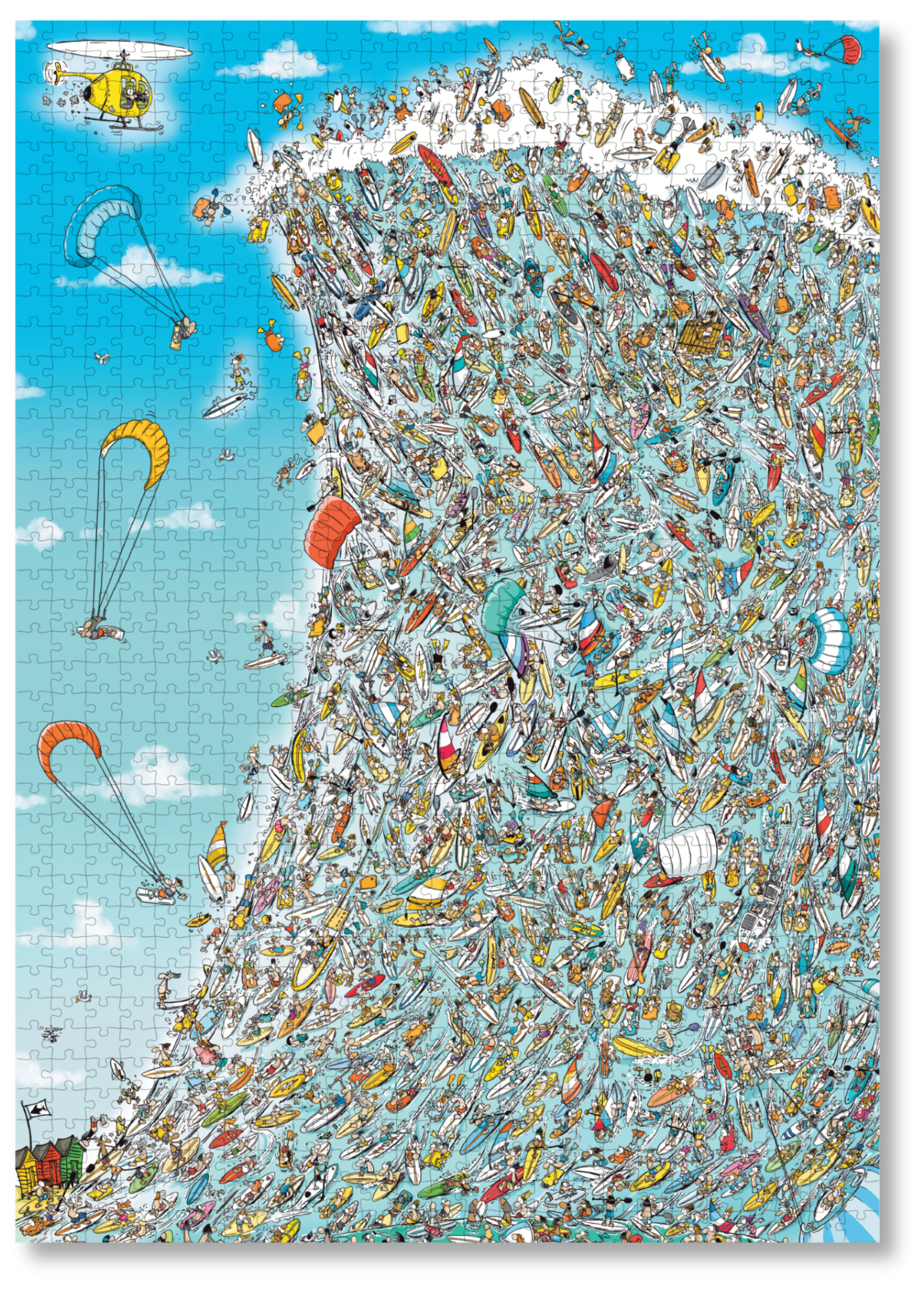 Epic Wave is a MasterPiece wooden jigsaw puzzle that captures a rather large Muizenberg wave that hits all the sense. Precision-cut from 3mm thick wood and expertly printed, our MasterPiece puzzles offer a tactile and satisfying puzzling experience like no other. They are perfect for art lovers, proud South Africans, tourists and anyone looking for a thoughtful gift. 