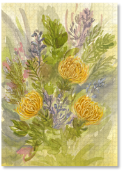 Joy is a MasterPiece wooden jigsaw puzzle that captures the pure joy and beauty of fynbos season. It’s a tribute to the vibrant yellow pincushions and other fynbos species that light up the Western Cape landscape in late winter and spring. Precision-cut from 3mm thick wood and expertly printed, our MasterPiece puzzles offer a tactile and satisfying puzzling experience like no other. They are perfect for art lovers, nature enthusiasts and anyone looking for a thoughtful gift.
