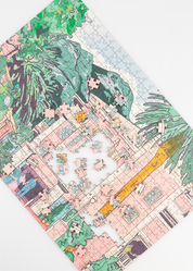 MasterPiece luxury wooden puzzle of the Mountain Nelson Hotel . A way to disconnect, relieve stress and a great gift idea.