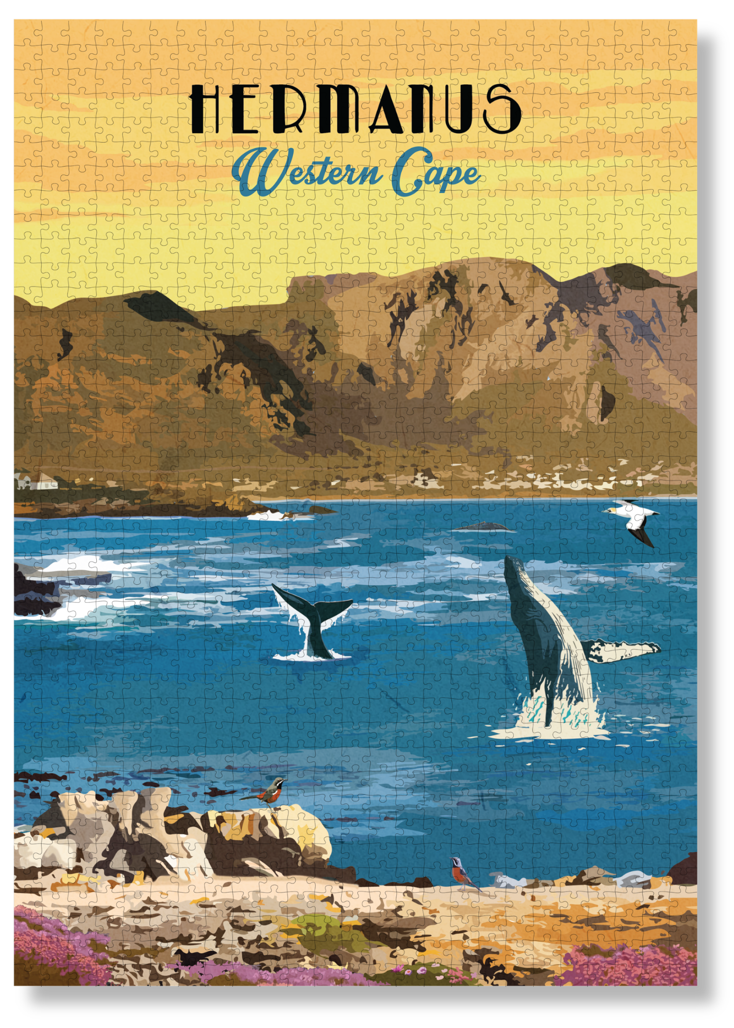Hermanus By Roam Travel Poster Co.