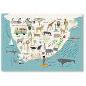 South Africa is a MasterPiece wooden jigsaw puzzle that features a map illustration of the rainbow nation, a country of contrast and character. Uncover its landscapes, cultures and stories piece by piece with this premium wooden map puzzle.

Precision-cut from 3mm thick wood and expertly printed, our MasterPiece puzzles offer a tactile and satisfying puzzling experience like no other. They are perfect for art lovers, proud South Africans, tourists and anyone looking for a thoughtful gift.