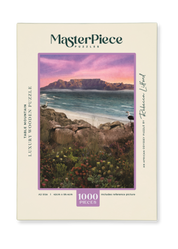 Table Mountain is a MasterPiece wooden jigsaw puzzle from the African Odyssey poster series designed to showcase Africa’s most iconic natural wonders. This design captures the iconic flat-topped mountain overlooking Cape Town, South Africa. Precision-cut from 3mm thick wood and expertly printed, our MasterPiece puzzles offer a tactile and satisfying puzzling experience like no other. They are perfect for art lovers, nature enthusiasts and anyone looking for a thoughtful gift.