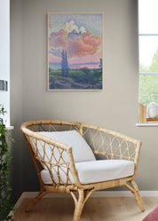 The Pink Cloud is a MasterPiece wooden jigsaw puzzle of a serene landscape featuring a soft, glowing sky. This artwork captures Henri-Edmond Cross’s expressive use of colour and atmosphere.

Precision-cut from 3mm thick wood and expertly printed, our MasterPiece puzzles offer a tactile and satisfying puzzling experience like no other. They are perfect for classic art lovers and anyone looking for a thoughtful gift. 