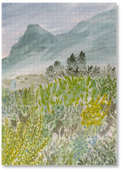 Walk With Me is a MasterPiece wooden jigsaw puzzle that captures the slowness of time spent in nature, showing the diversity and natural beauty of the area. This artwork is an ode to Tulbagh’s beautiful fynbos landscapes.  Precision-cut from 3mm thick wood and expertly printed, our MasterPiece puzzles offer a tactile and satisfying puzzling experience like no other. They are perfect for art lovers, nature enthusiasts and anyone looking for a thoughtful gift.
