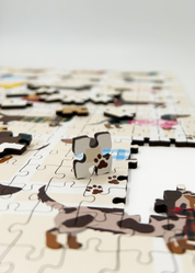 Stylish Sausages is a MasterPiece wooden jigsaw puzzle featuring an adorable line-up of sausage dogs strutting their stuff in various colourful jerseys and scarves, a must-have for dachshund lovers!

Precision-cut from 3mm thick wood and expertly printed, our MasterPiece puzzles offer a tactile and satisfying puzzling experience like no other. This puzzle is perfect for dachshund lovers and anyone looking for a thoughtful gift. 