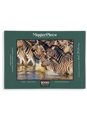 Zebra Crossing is a MasterPiece wooden jigsaw puzzle that features a beautiful photograph of a herd of zebras running through water.

Precision-cut from 3mm wood and expertly printed, our MasterPiece puzzles offer a tactile and satisfying puzzling experience like no other. They are perfect for wildlife lovers, nature enthusiasts and anyone looking for a thoughtful gift.