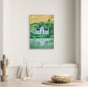 A wooden jigsaw puzzle featuring an illustration of the Zevenwacht Wine Estate manor house. Perfect for art lovers and anyone looking for a thoughtful gift. 